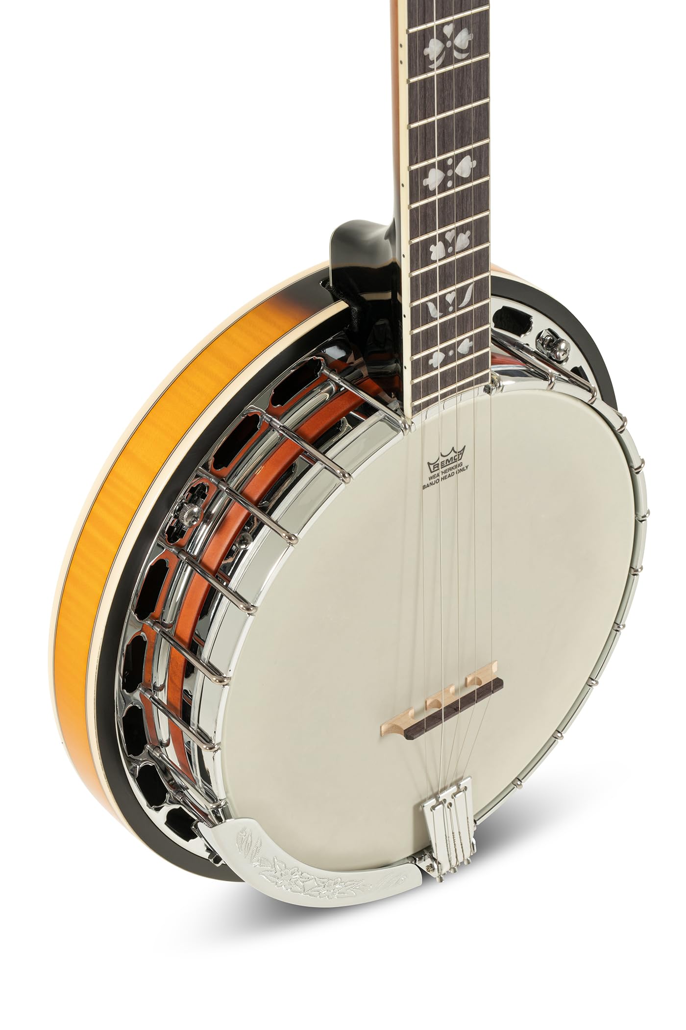GEWA Banjo Premium 5 corde con custodia e pelliccia REMO