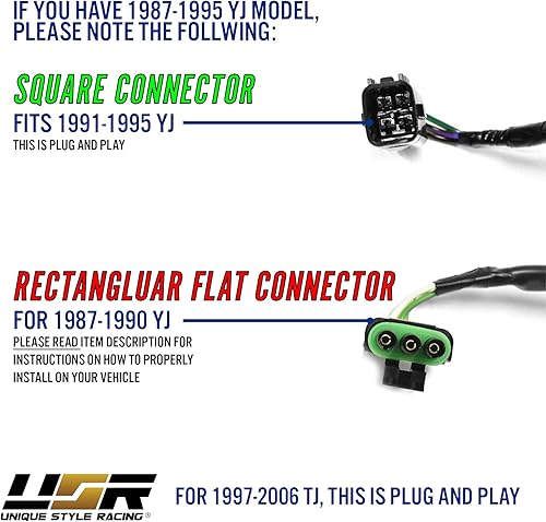 Miniatura 3 de USR DEPO 97-06 TJ - Juego de luces traseras Plug and Play con lente ahumada (izquierda + derecha) compatible con chasis Wrangler TJ 1997-2006