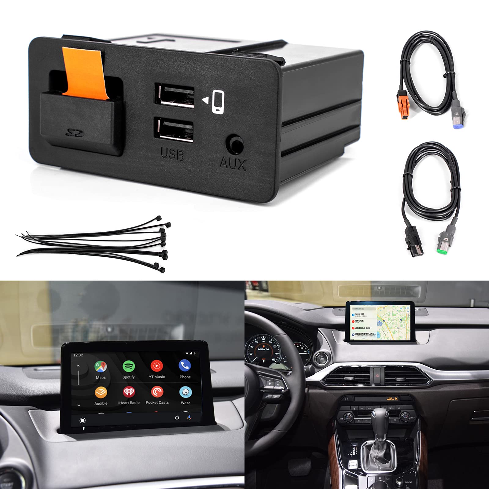 Amazon.co.jp: TK78-66-9U0C CarPlay Android 自動車後付けキット