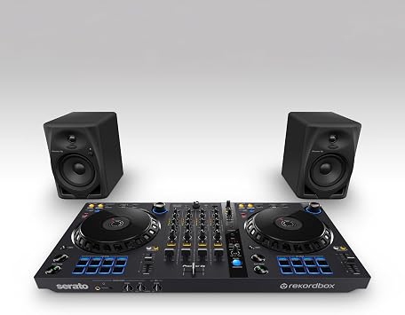 Pioneer DJ DM-50D Active 5-inch Desktop Monitor Speaker, Black
