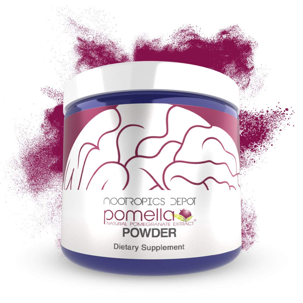 Nootropics DepotPomella Pomegranate Extract Powder 30 Grams | Oxidative and Inflammatory Support Supplement | Promotes Cardiovascular Health | Contains 200 Servings