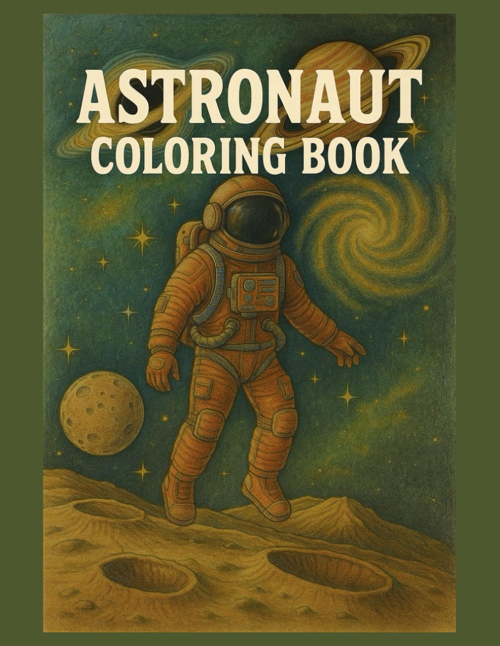 Space and Astronaut Coloring Book: Rockets, Planets, Galaxies & Cosmic Adventures for Kids, Teens & Adults: 55 Fun and Detailed Space-Themed Coloring ... Planets, Stars, and Outer-Space Exploration