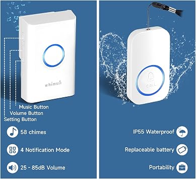 Wireless Caregiver Pager & SOS Panic Button