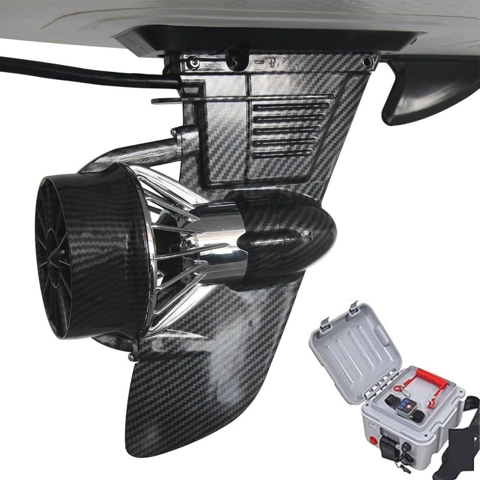 SOTIKARERY Kayak thruster Underwater Scooter Sup Kit - Sea Scooter for Paddle Board/Bodyboard/Kayak/Boogie Board, Compact and Portable with Remote Control for Adults & Kids