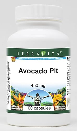 Terravita Aguacate Pit - 450 mg (100 cápsulas, ZIN 519047) - Paquete de 2