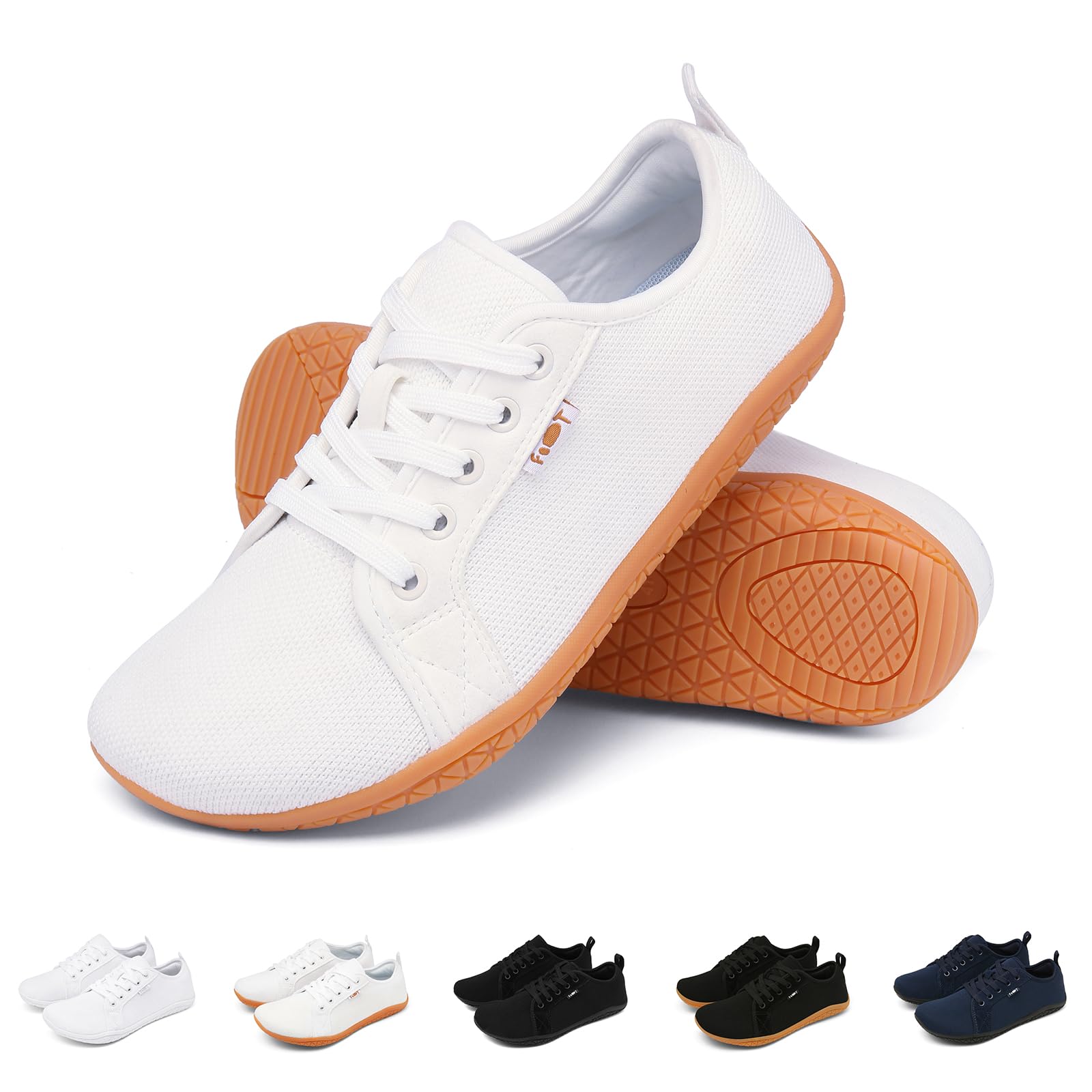 Geweo Barefoot Zapatillas Trail Minimalistas Running Hombres Mujer Zapatos Parkour Senderismo Unisex Adulto Exterior Interior Descalzos Antideslizantes Transpirables