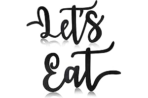 Jetec Rustic Farmhouse Eat Sign Set for Kitchen Wall Decor