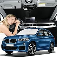 Vista 19 de Parasol de 4 capas para parabrisas, ajuste personalizado, tela 240T, parasol retráctil que bloquea los rayos ultravioletas, accesorios para automóvil