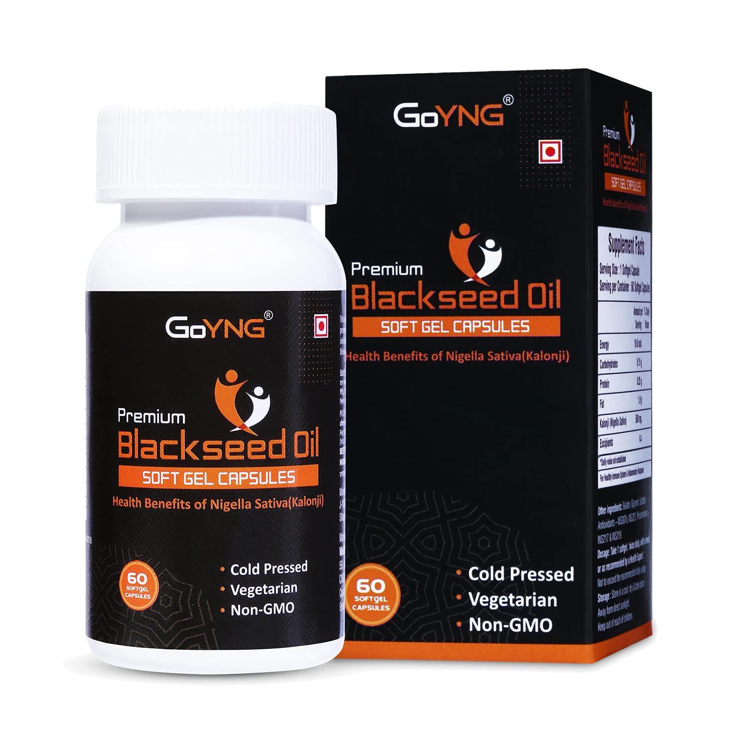GoYNG Black Seed Oil - Pure Nigella Sativa Extract in 60 Cold Pressed Softgel Capsules (B094ZYWNY4) Amazon Price History, Amazon Price Tracker