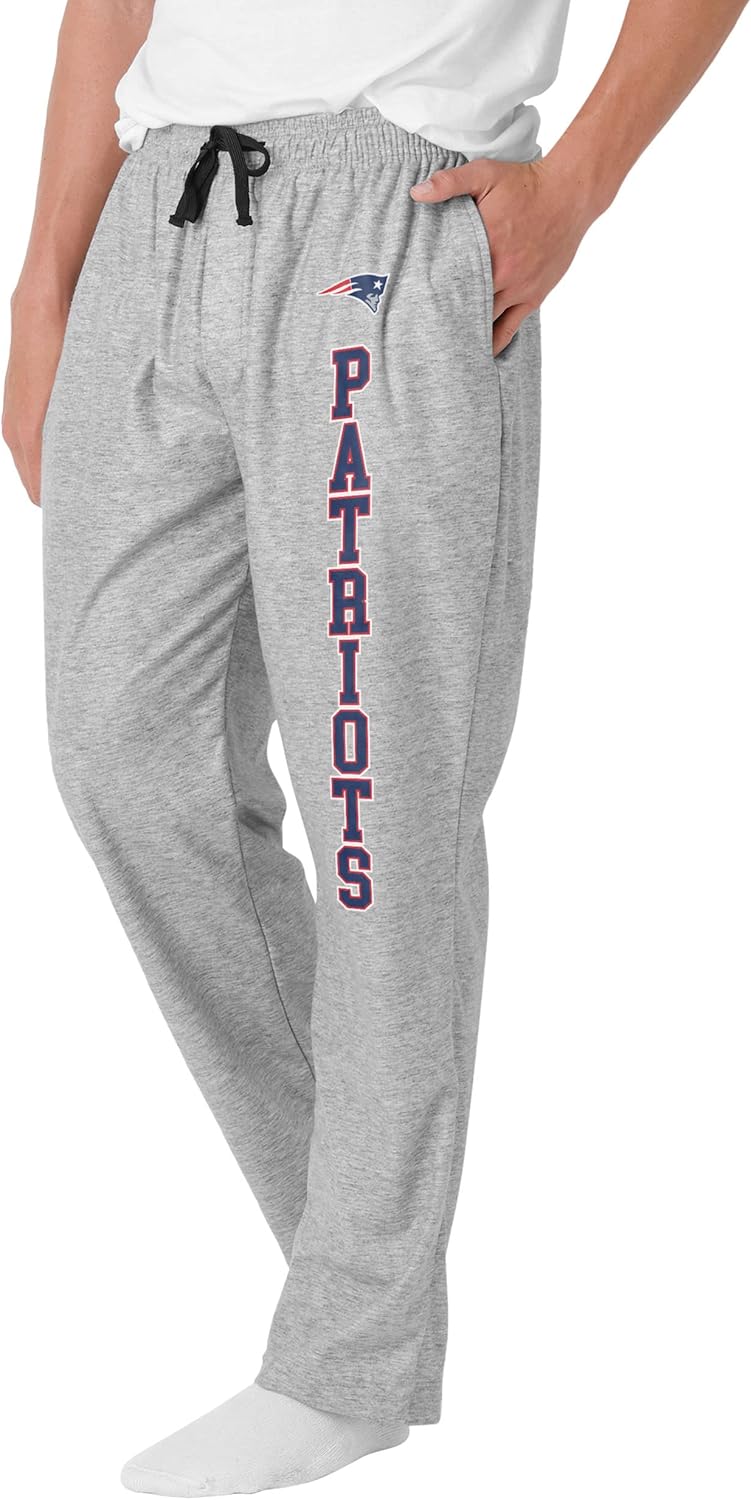 FOCO Men's NFL Team Logo Athletic Gray Lounge Pants