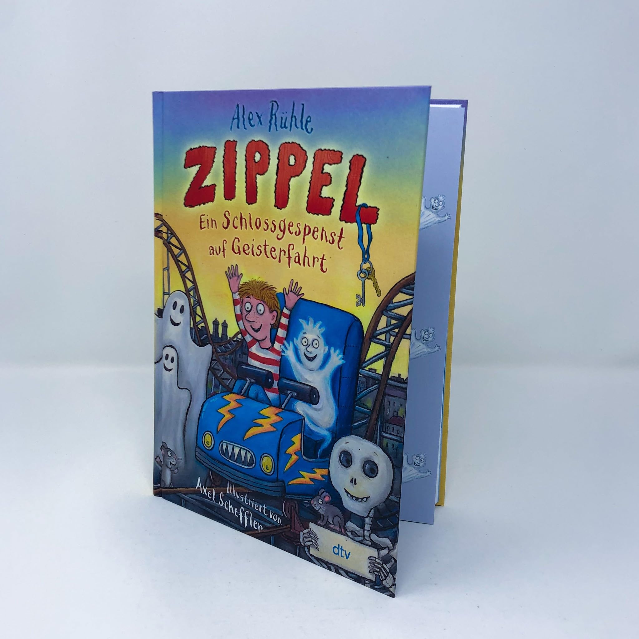 Zippel – Ein Schlossgespenst auf Geisterfahrt: Originelles Vorleseabenteuer voller Witz und Charme mit farbigen Illustrationen von Axel Scheffler ab 6 (Zippel-Reihe, Band 2)