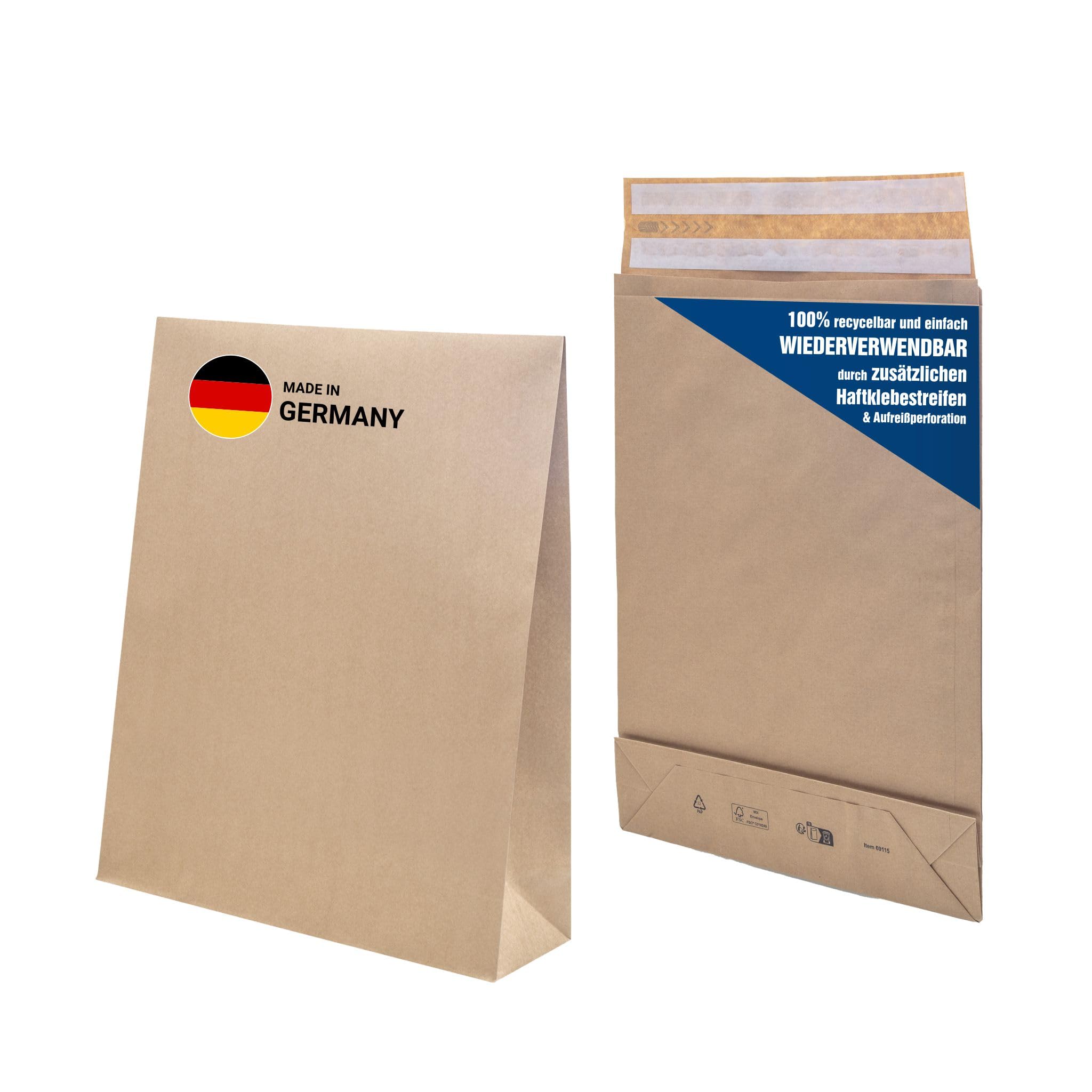 E-​Green Kraft Mailer 450 x 350 x 80 mm 120 GSM Peel & Seal