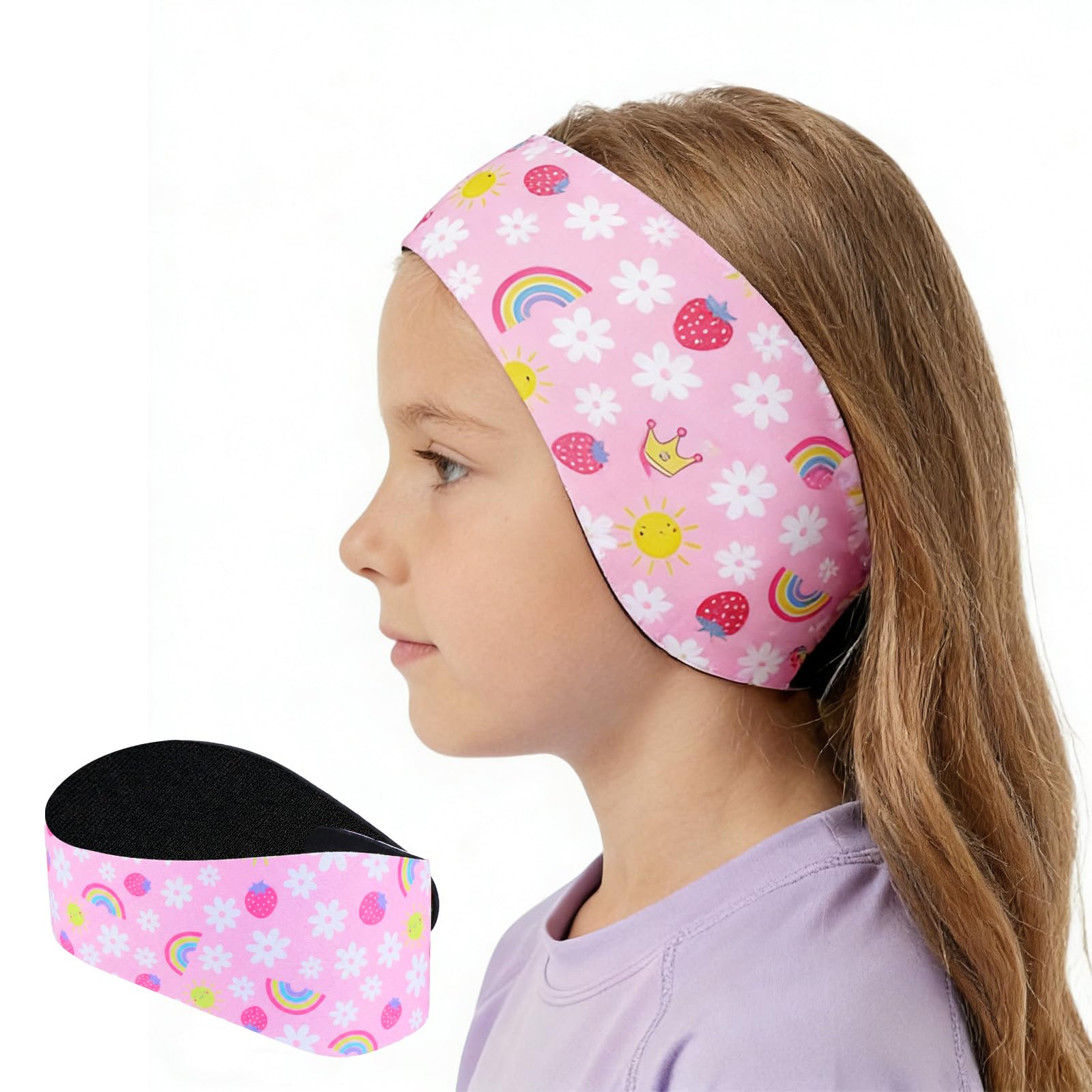 Gogokids Neoprene Swimming Headband for Kids & Youth, High Elasticity Waterproof Ear Protection Band, 1 Pack M