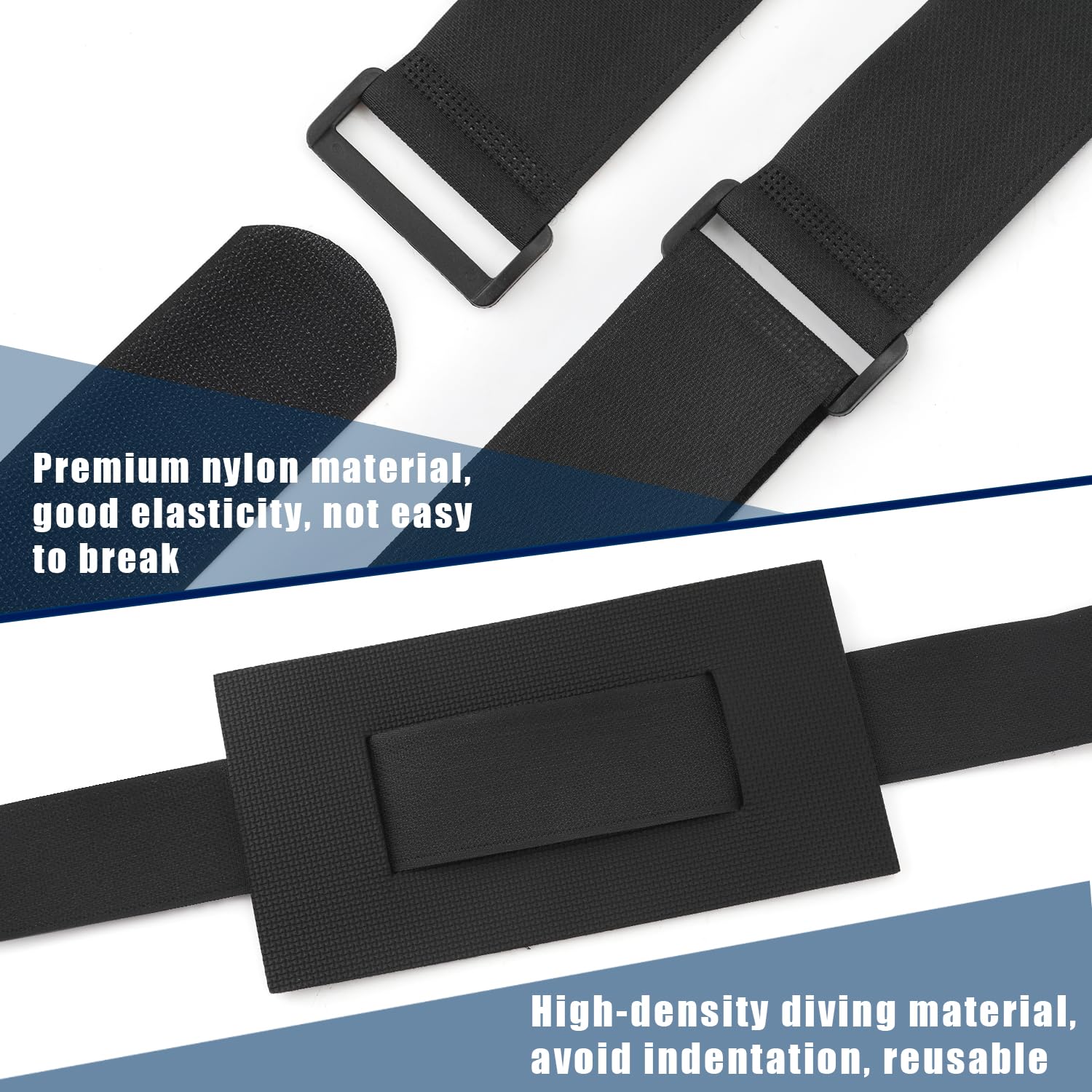 Lily Pad Floating Mat Water Mat Pack Of 8 Straps With Pad Protection Set,  Foam Swimming Pad Strap, Swimming Mats, Replacement Straps, Water Lily  Blades For Most S Lily Pad Floating Water