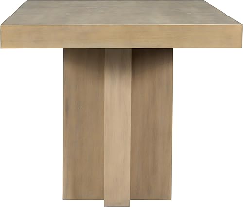 Miniatura 8 de Juego de comedor funcional de granja de 6 piezas, mesa de comedor extensible de madera de goma con 4 sillas y banco tapizados, mesa gruesa y patas