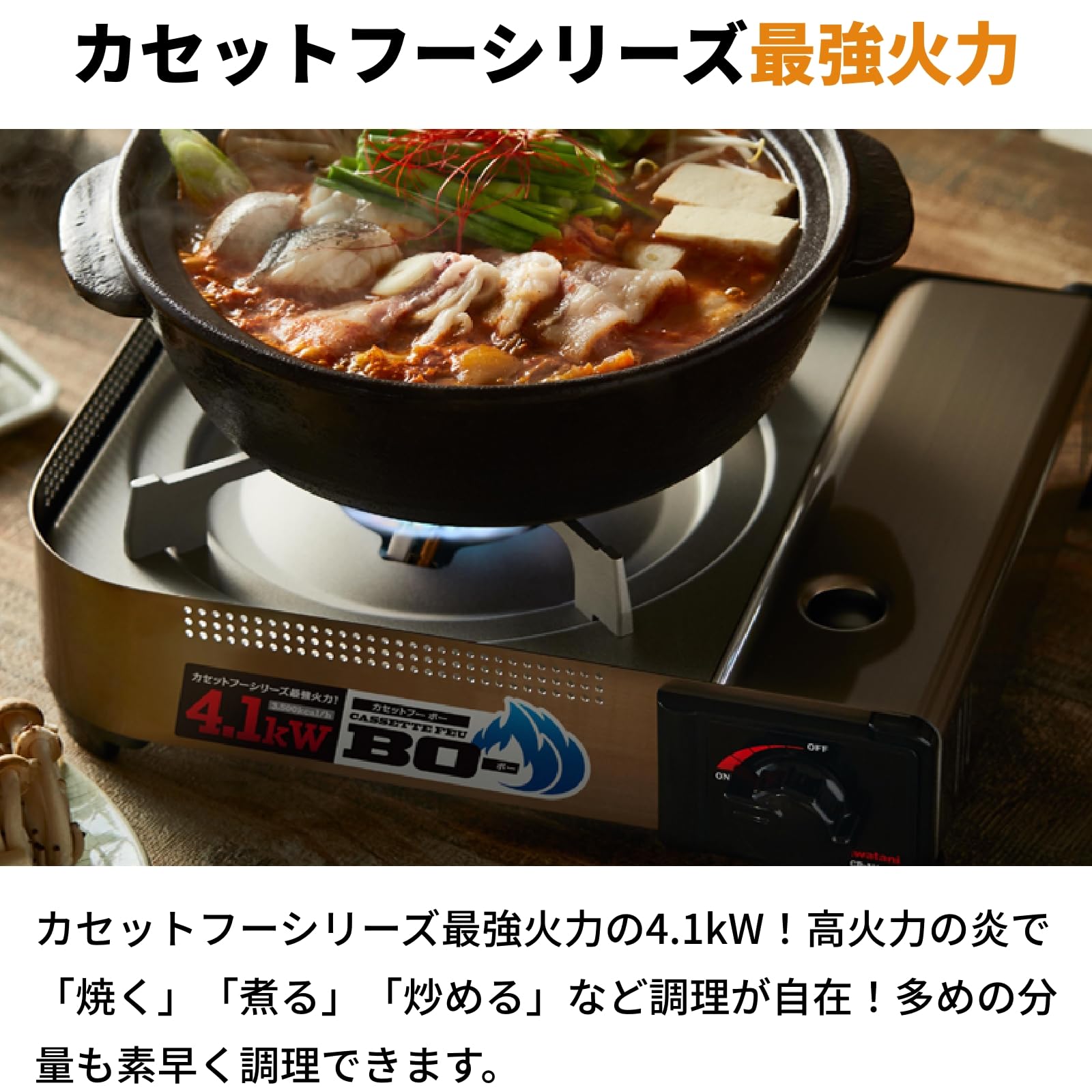 Amazon.co.jp: Iwatani イワタニ 岩谷 カセットフー BO- ケース付