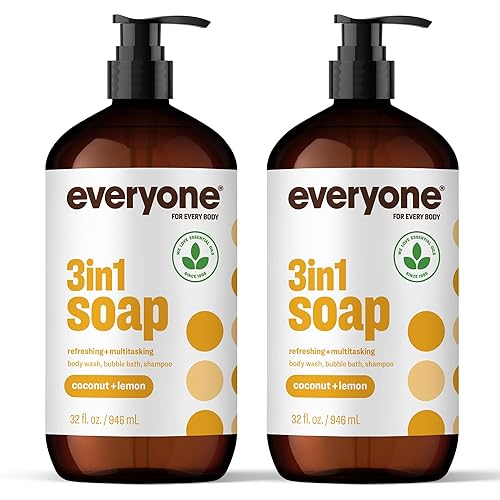 Everyone 3-in-1 Soap, Body Wash, Bubble Bath, Shampoo, 32 Ounce
