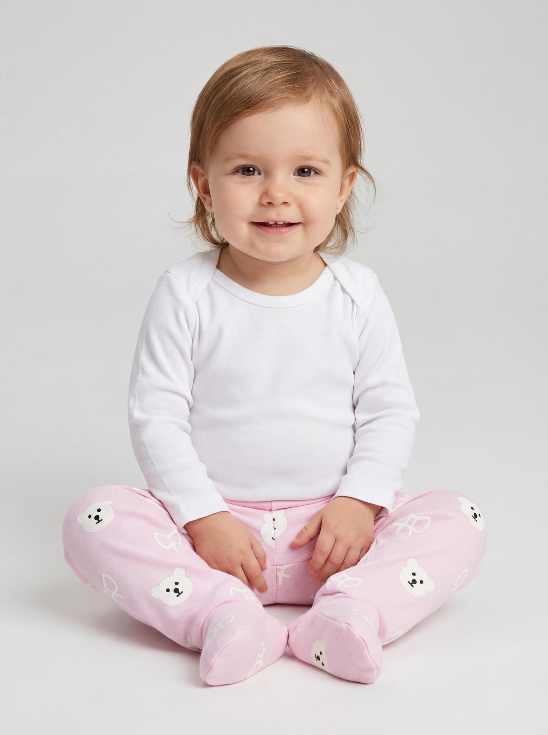 TupTam Pantalón con Pies de Bebé NIños NIña Pack de 5 - 3