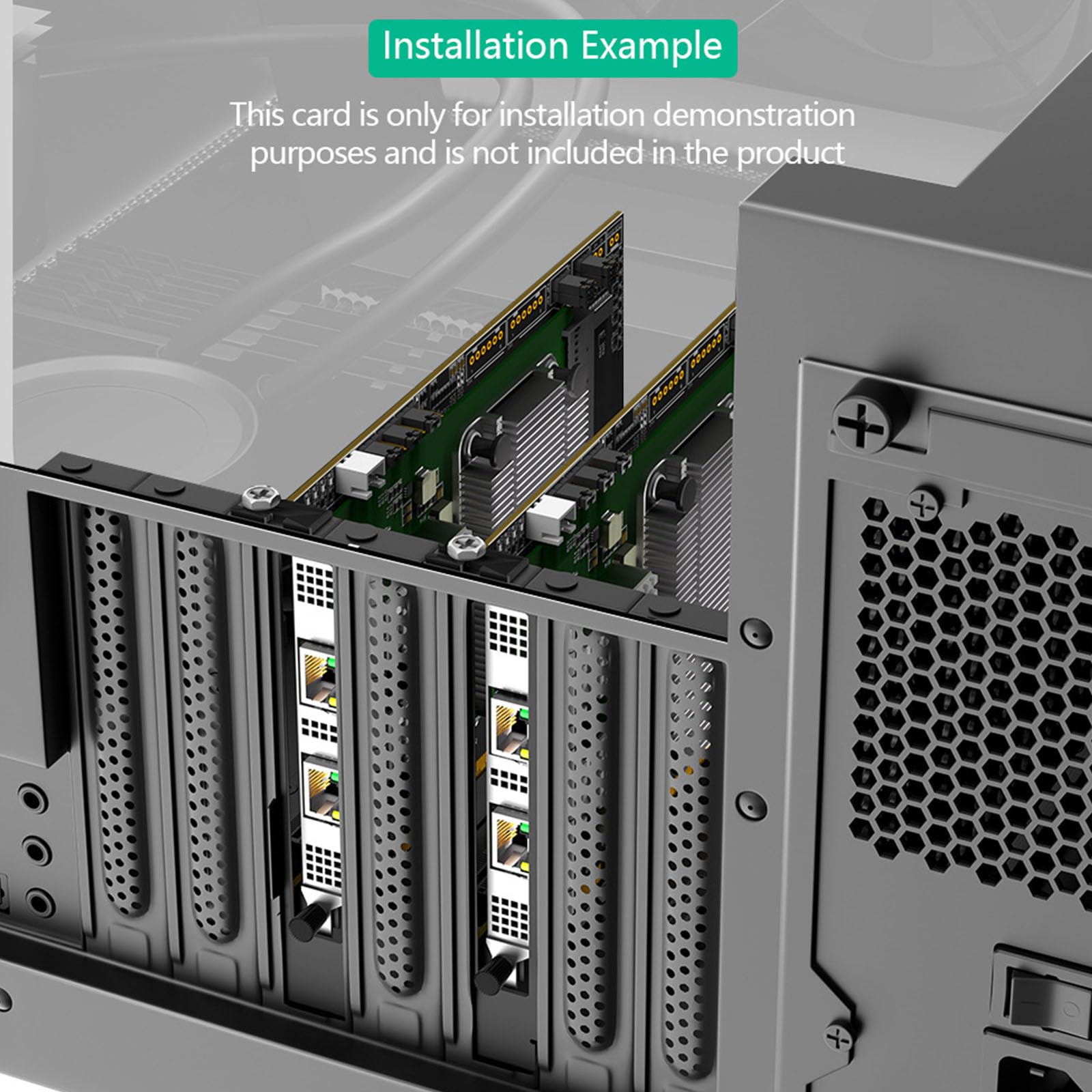 Scheda di rete di conversione OCP NIC3.0 a PCIe 5.0 X16 per server | Trasferimento dati a piena velocità per data center in rete con durabilità industriale e server di sistemi multipli