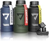 ABOVE. Borraccia in Acciaio Inox 2.2L, Senza BPA, 100% Antiperdite, Oliva - 2