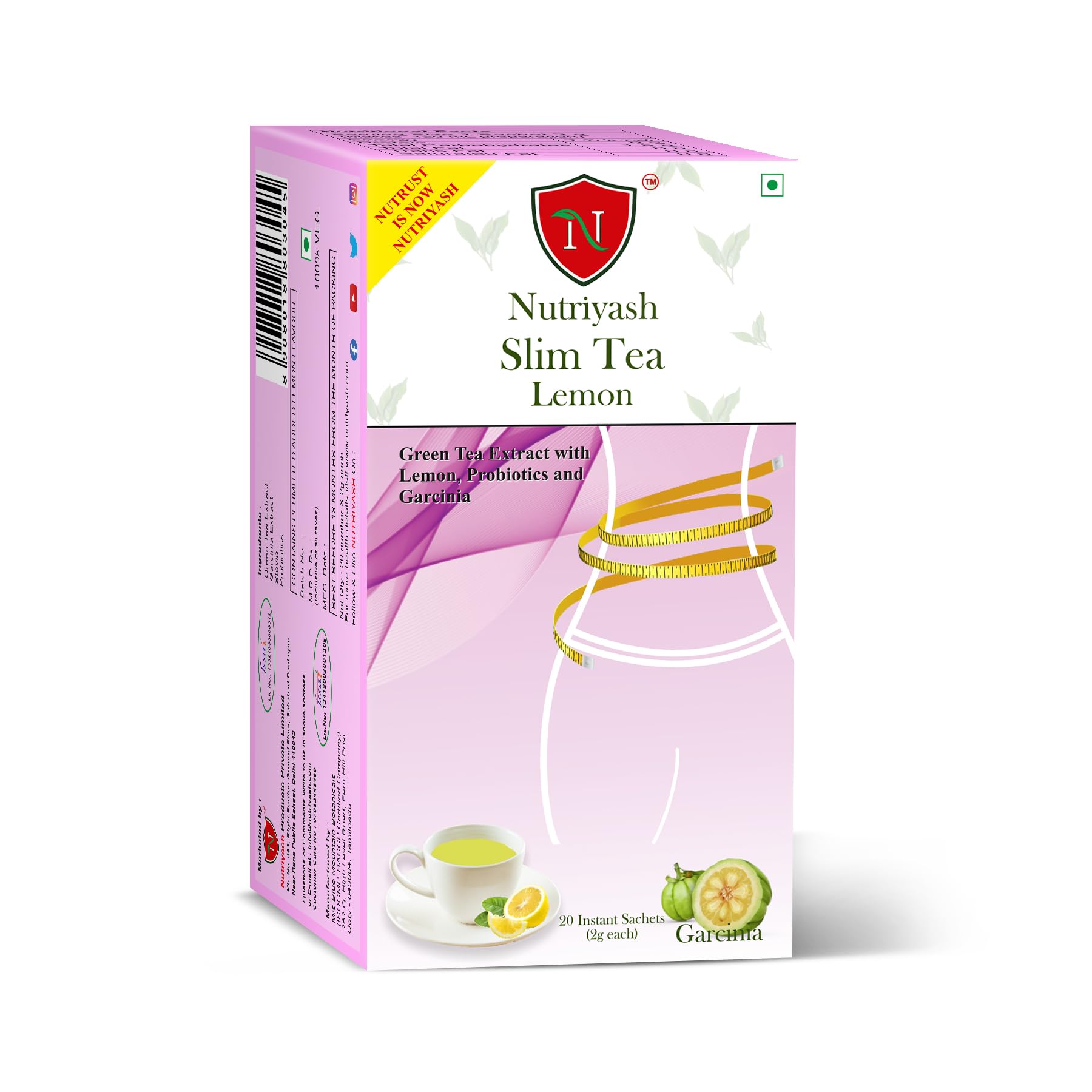 Nutriyash Slim Tea (B0BCKNRTL5) Amazon Price History, Amazon Price Tracker