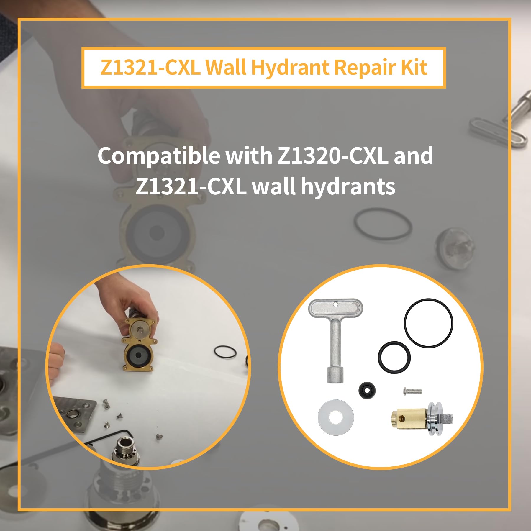 Amazon.com : Denkuhin HYD-RK-Z1321-CXL Wall Hydrant Repair Kit