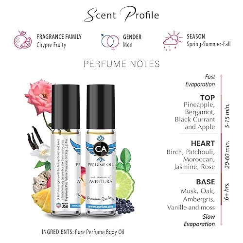 Miniatura 4 de CA Perfume Aceite 0.1 fl oz - X1 (CRD AVENTURA IMPRESSION, 0.3 fl oz (paquete de 3))