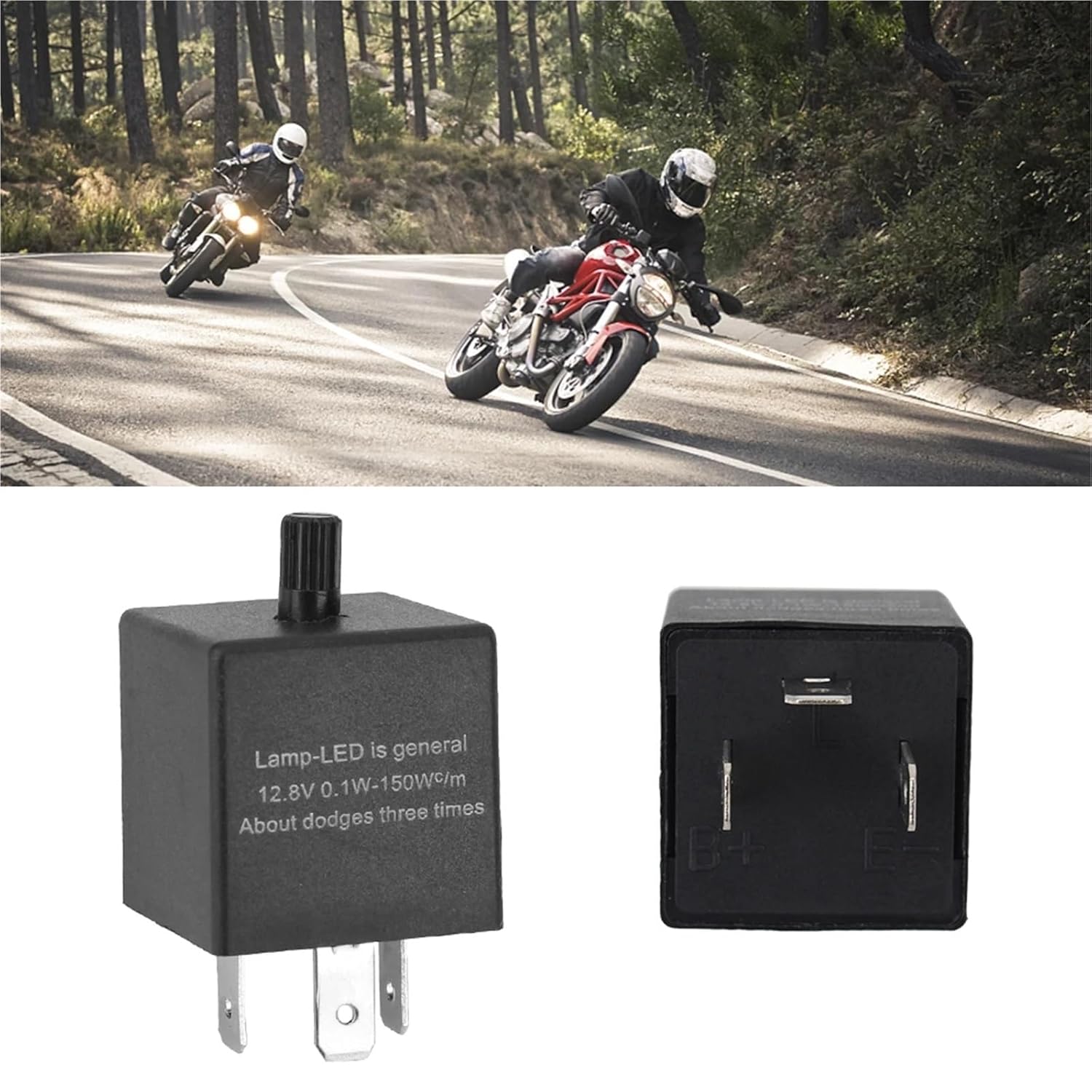 Electronic Adjustable Freauency LED Turn Signal Light 3pins Car Motorcycle LED Flasher Relay Auto Parts Blinker Flasher Relay