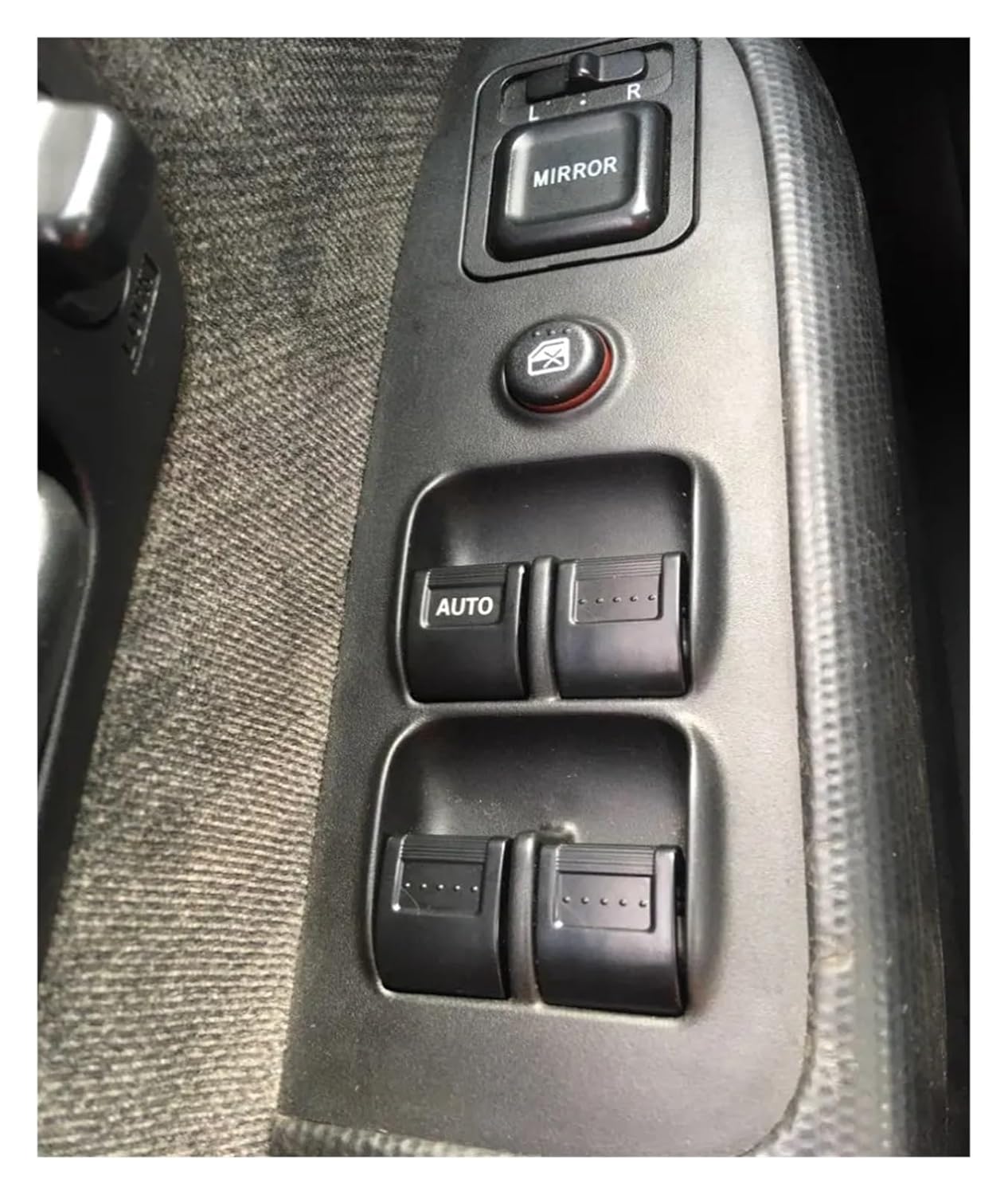 Window Switch Button 35760-S9A-G042A 35760-S9A-G042 Black Power Window Switch Fit for Honda Fit for CR-V 2002-2006 Fit for Civic 2001-2005 35760S9AG042A Universal(Right)