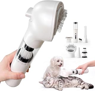 5-in-1 Cordless Pet Grooming Vacuum Kit,Type-C Charging