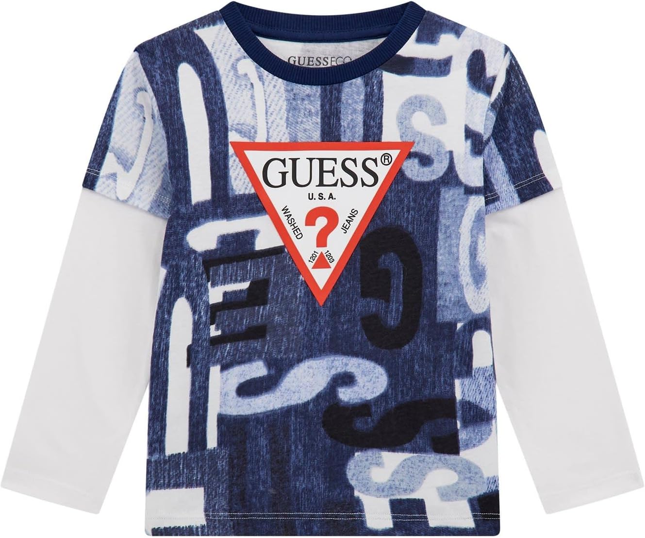 Guess Boys Eco Long Sleeve T-Shirt