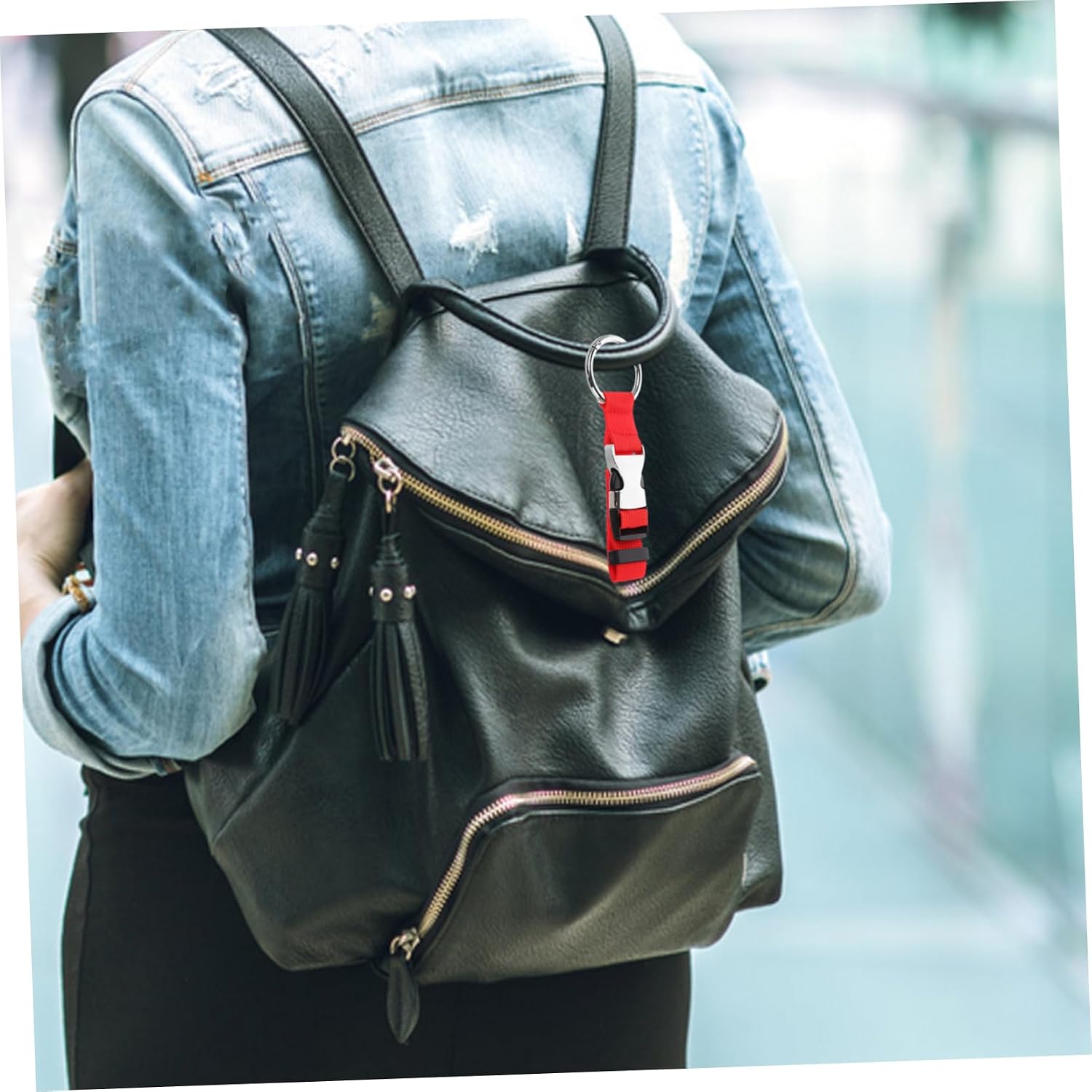 Yardwe Adjustable Luggage Straps for Suitcases Multipurpose Travel Belt for Secure Gear Attachment Stylish and Easy Installation for Suitcases and Backpacks image 5