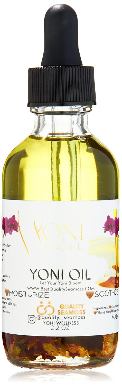 Natural Yoni Oil, Mint Fresh Feminine Care Oil, Reduces Odor, Restores pH Balance, Natural Body Care Oil with Tea Tree, Chamomile, Mint Extract & More, USA-Made Hygiene Products for Women, 2.2 oz