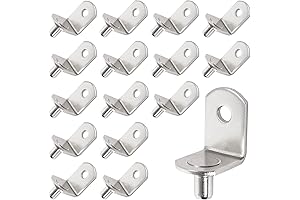 Nickel Plated 5mm Silver Shelf Support Wood Pegs