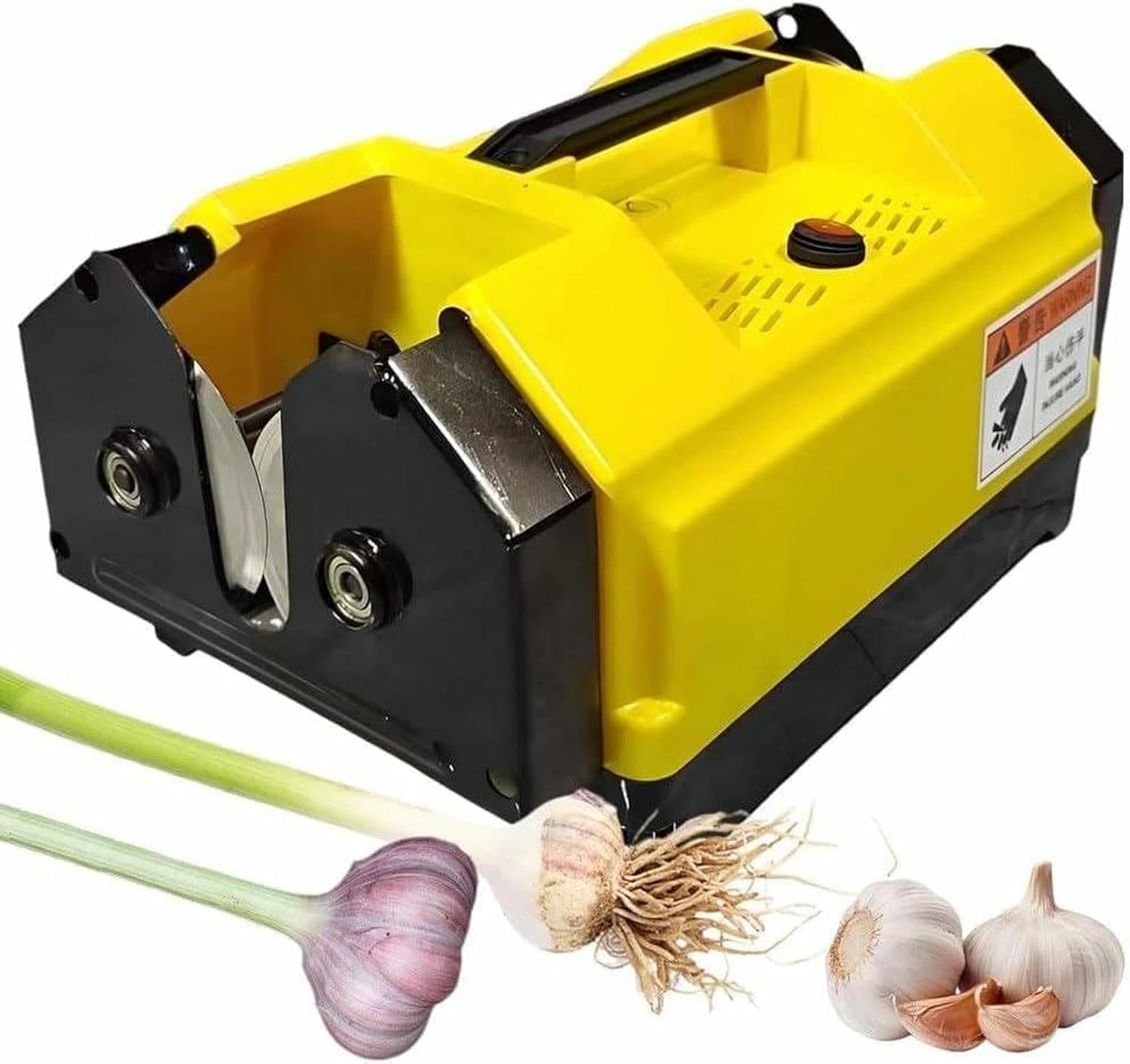 Double Head Garlic Top Tails Remover Machine, Garlic Root Cutter Green Onions Beard Cutter, Cut Beard and Roots