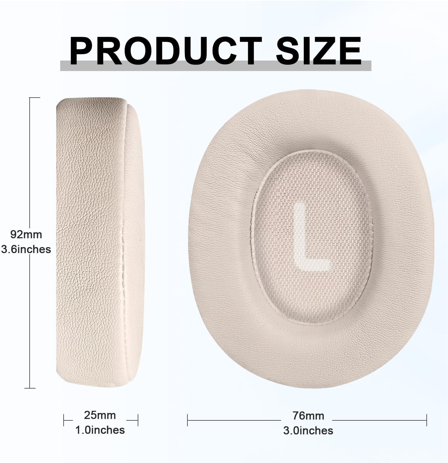 Replacement Ear Pads for JBL Tune 700(700BT)/710(710BT)/720(720BT)/750(750BT,750BTNC)/760(760NC)/770(770NC) Headphones, Headset Ear Cushions, Headset Earpads, Ear Cups Cover (Pink) image 3