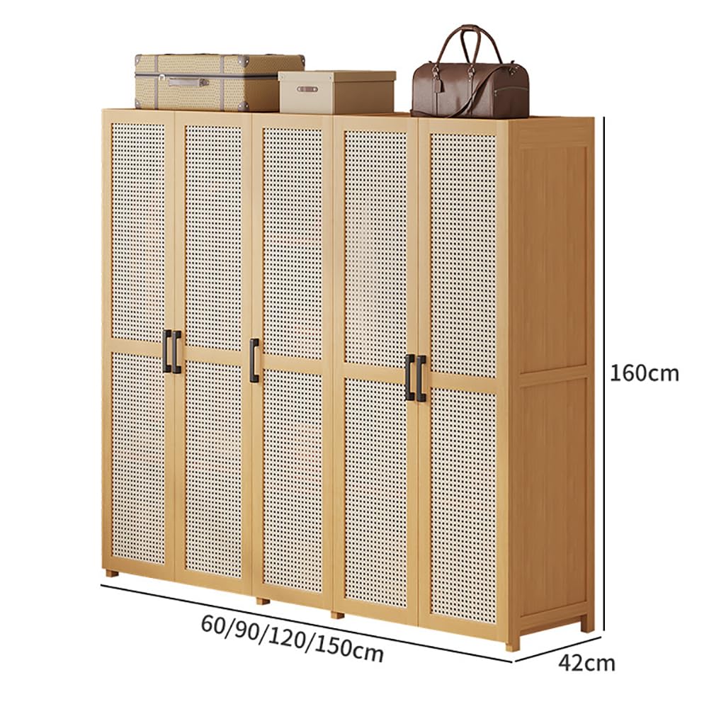 Amazon｜Youlines ワードローブ 扉付き クローゼット ハンガーラック