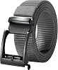LionVII Mens Ratchet Belts, 1 38 Casual Nylon Strap Belt for Men with Click Buckle, Adjustable Trim to Fit 27-49 Waist
