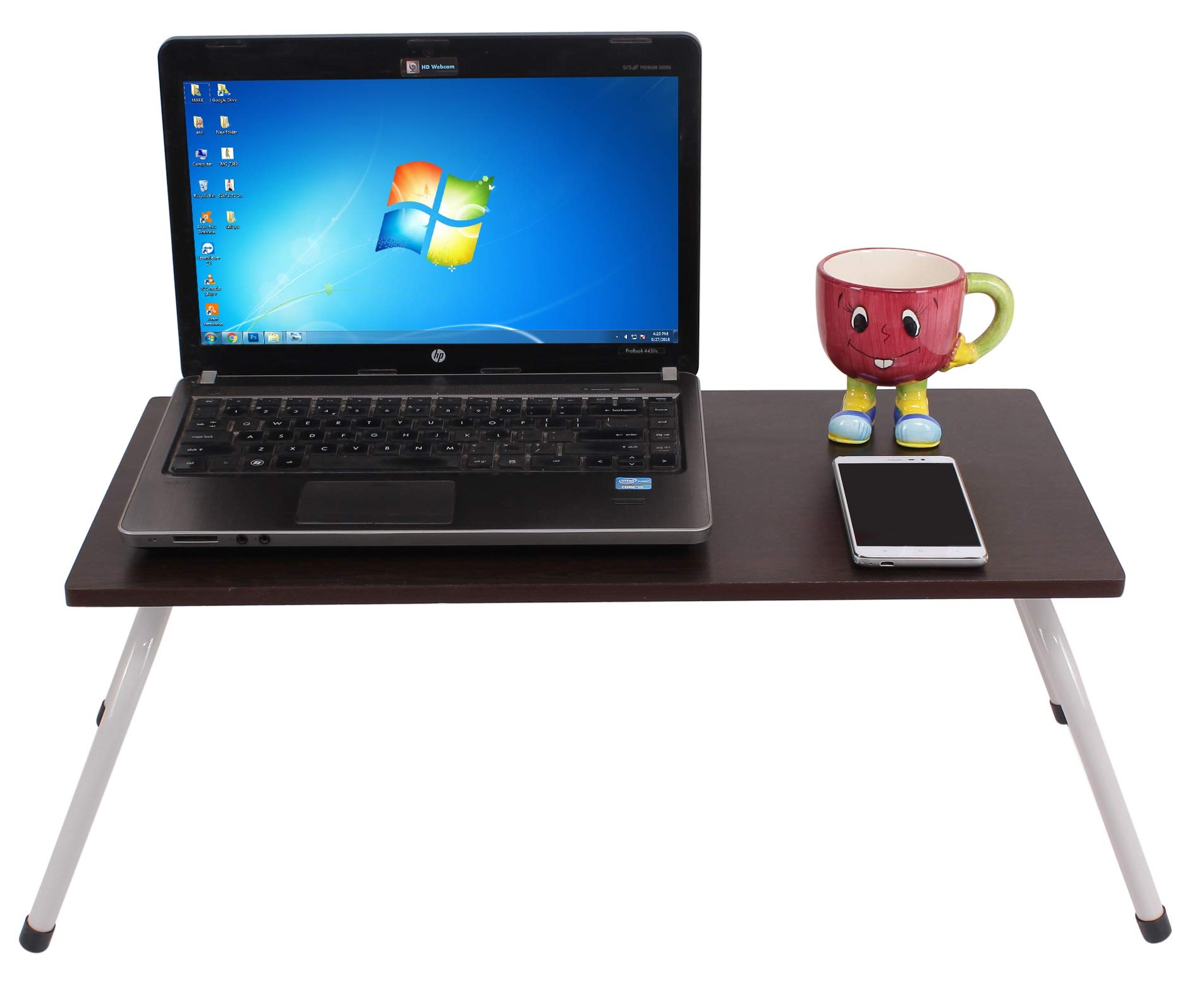 MAVERICK Multipurpose (Made in India) Laptop/Bed Table with Non-Skid Foldable Legs (Wenge, 1550/Dark) (B07KT3V1FV) Amazon Price History, Amazon Price Tracker