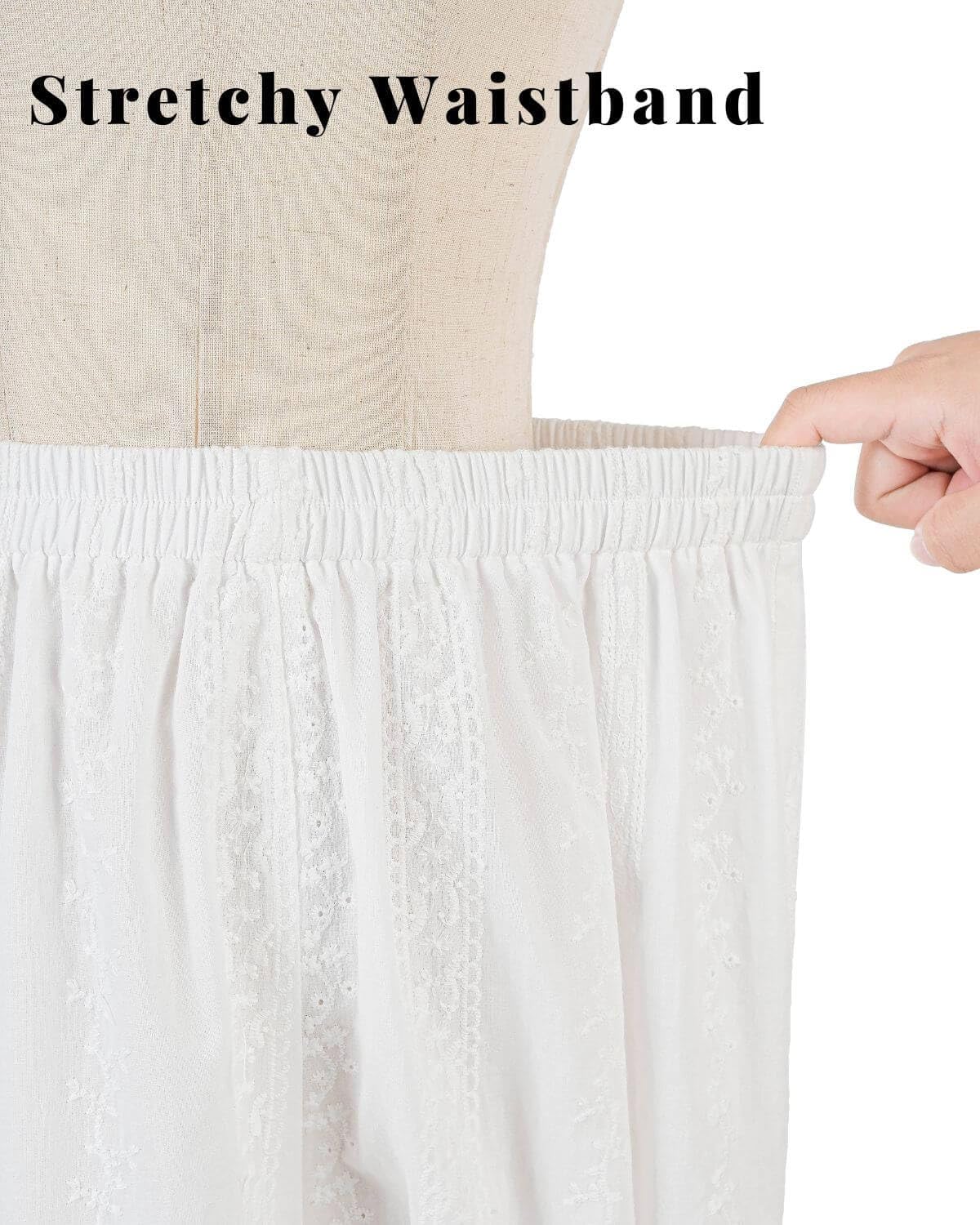 Nuoqi Womens Lolita Bloomers Maid Ruffle Pumpkin Pants Shorts