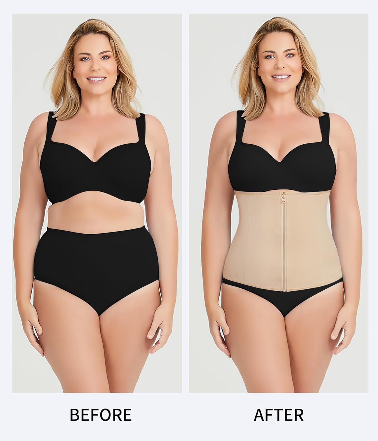 MERYOSZ Waist Trainer Corset Zipper Tummy Control Shapewear Breathable Waist Cincher for Women Body Shaper Sport Girdle - Image 7