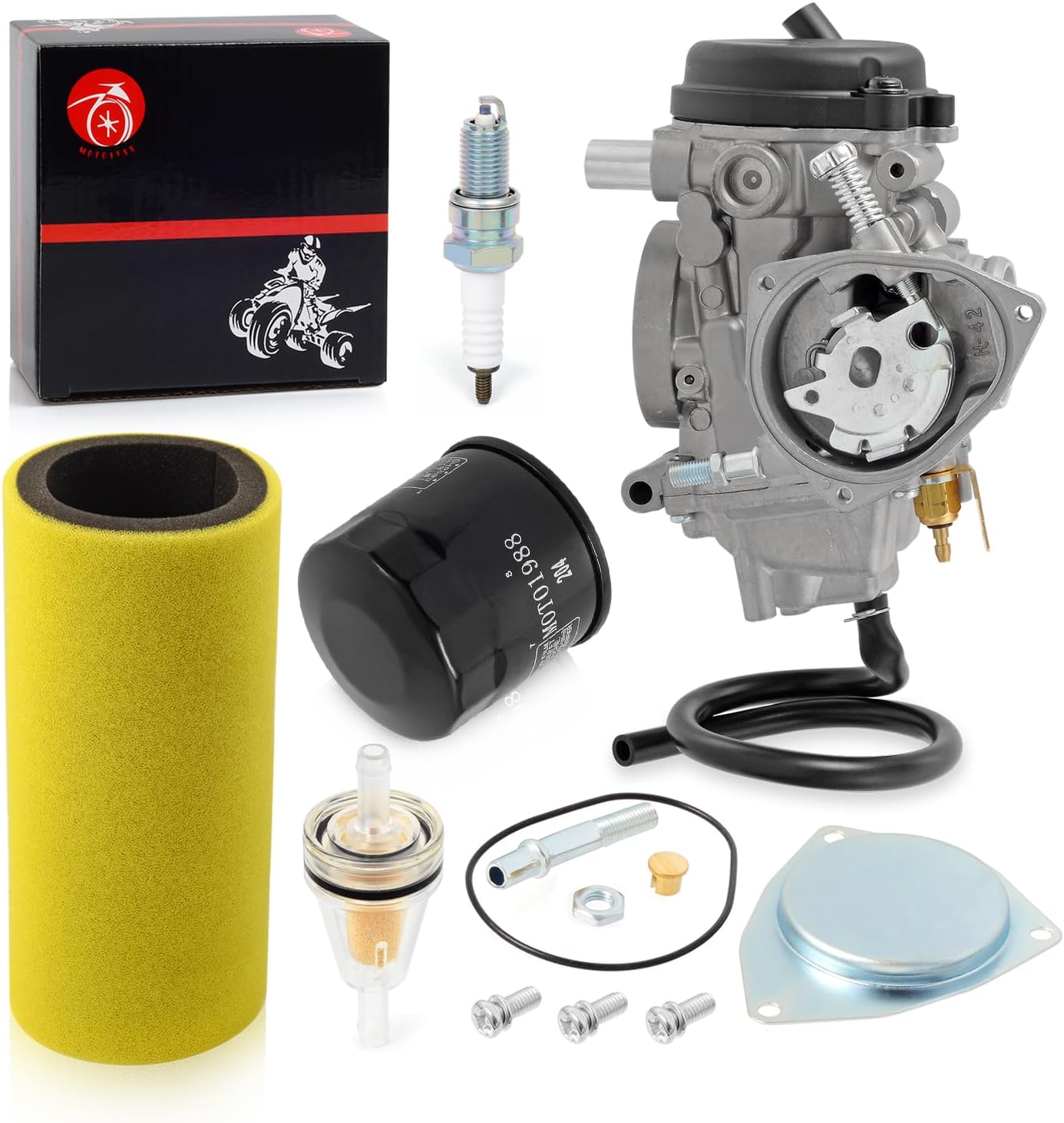 Carburetor Carb Compatible with Yamaha Rhino 450 YXR45 2006 2007 2008 2009 2P5-E4901-01-00