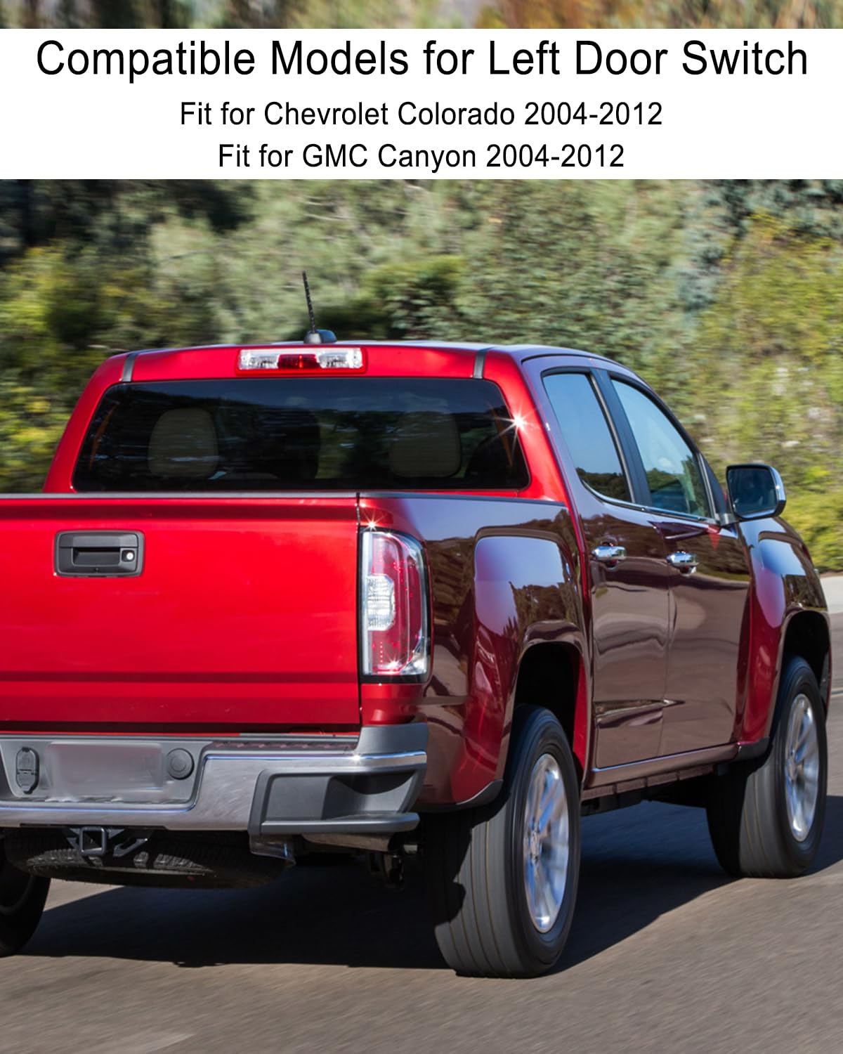 Left Door 4-Way Mirror Adjust Switch Replace 15205243 Fit for GMC Canyon Chevrolet Colorado 2004-2012