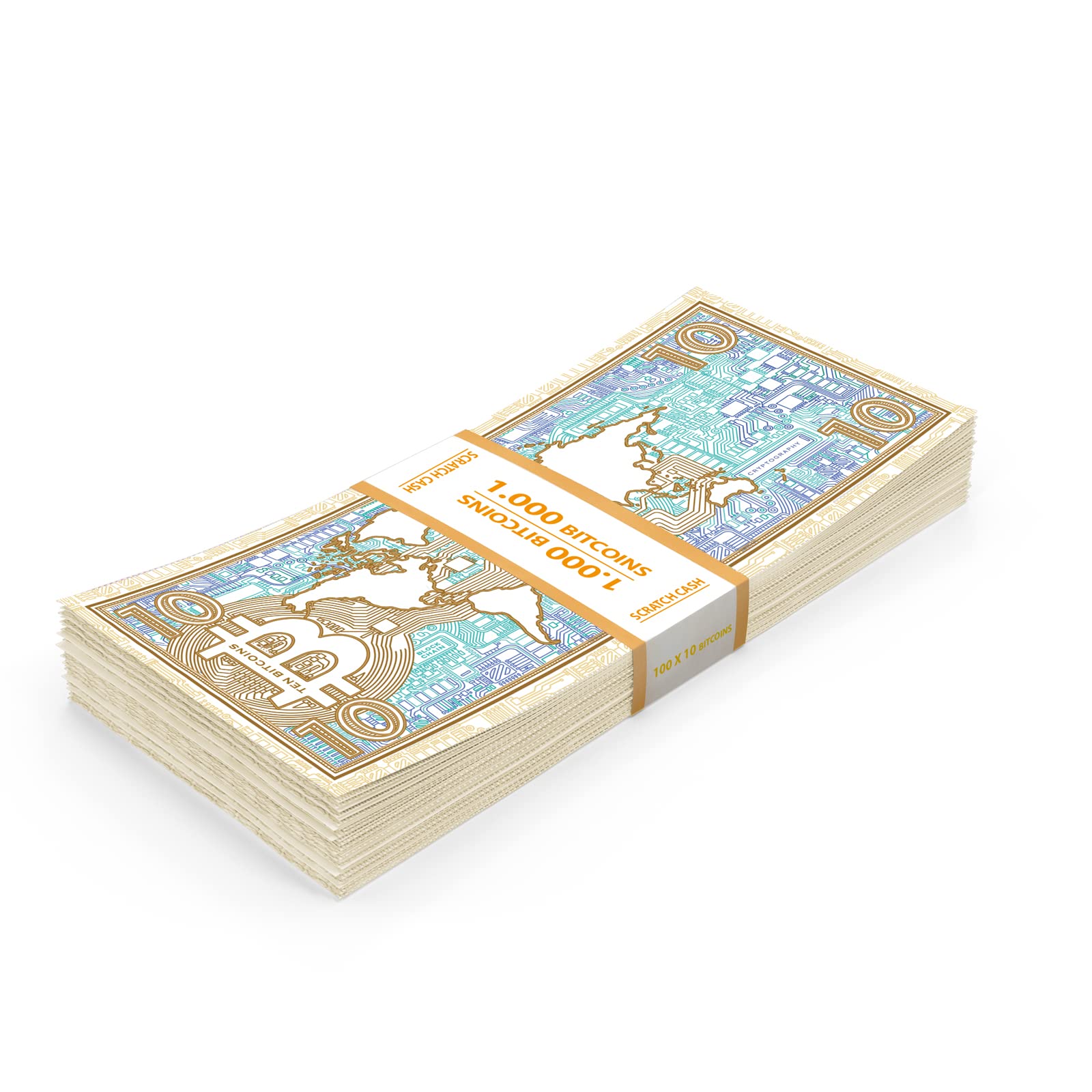 Amazon.com: Bitcoin Scratch Cash 100 x 10 BTC para jugar - Absolutamente  nuevo : Juguetes y Juegos