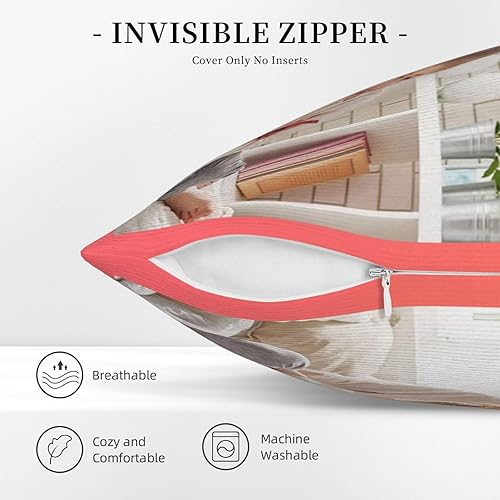 Miniatura 4 de Funda de almohada personalizada, funda de almohada personalizada con impresión de doble cara con imágenes, fotos, texto, almohadas decorativas