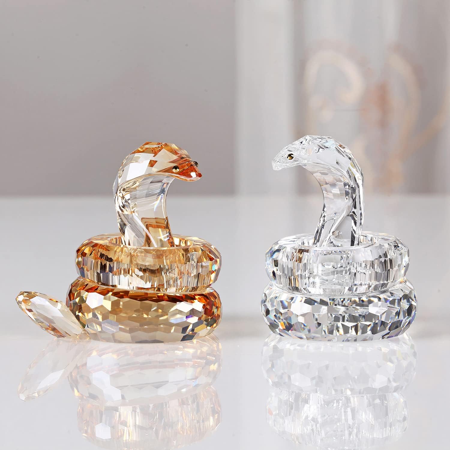 安い，定番 キングコブラ オブジェ 置物 ゴールド 毒蛇 ヴァイパー