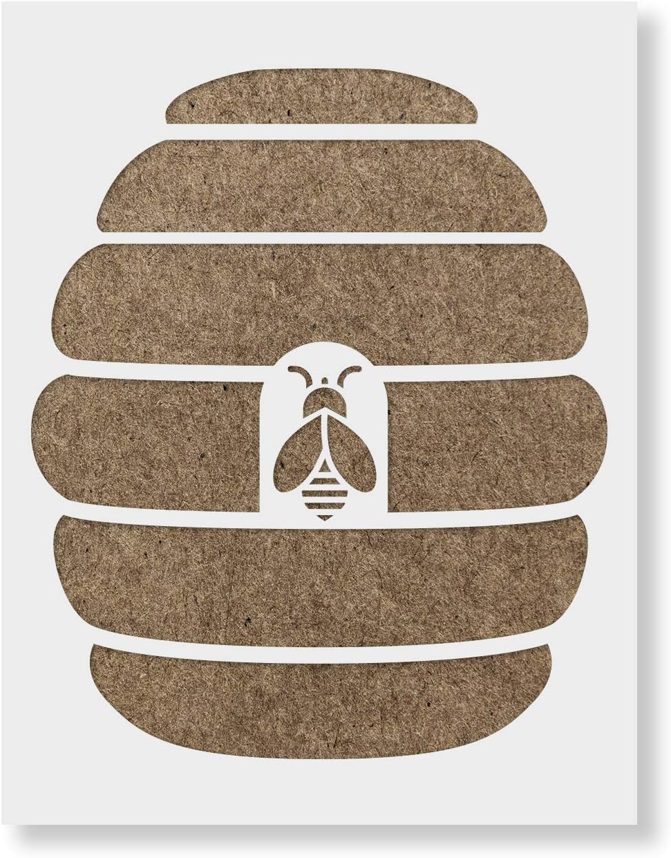 Beehive Stencil - Ideal for Nature and Wildlife Themed Stencil Decor, Beehive Stencils for Painting