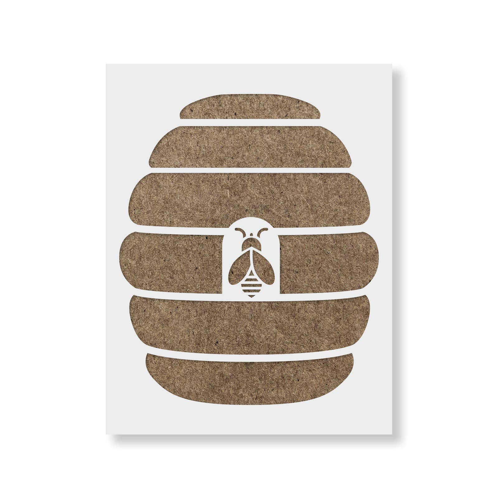 Beehive Stencil - Ideal for Nature and Wildlife Themed Stencil Decor, Beehive Stencils for Painting