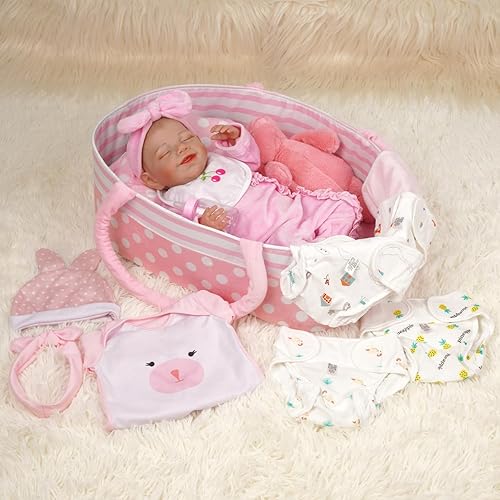 BABESIDE Muñecas Reborn y ropa para muñecas y pañales para muñecas