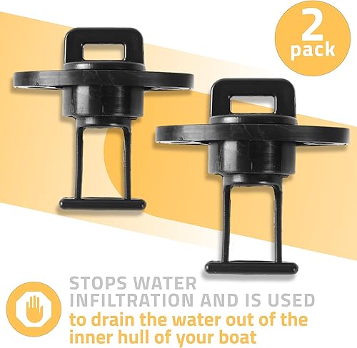 Miniatura 5 de TonGass Paquete de 2 tapones de drenaje de tanque de gasolinarepuesto de base con junta tórica, compatible con tanque de gas Sea-Doo Yamaha Polaris